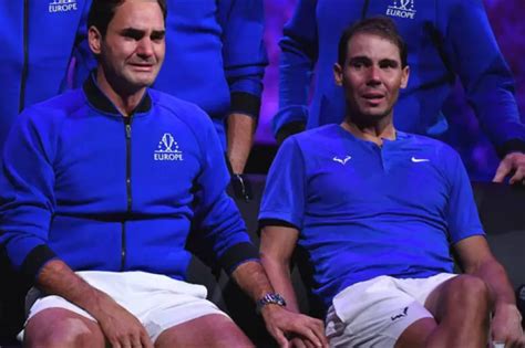 why nadal and federer crying